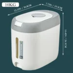 10KG Kitchen Plastic storage container Moisture-Proof