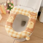 EVA Non-Slip Toilet Seat Cover, Waterproof Cushion, Comfortable Toilet Seat Cushion for Bathroom Use